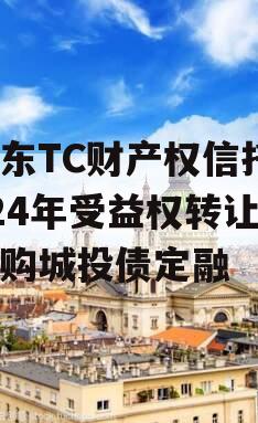 山东TC财产权信托2024年受益权转让及回购城投债定融